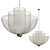 Sleek Meshmatics Pendant Light 3D model small image 1