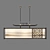 Elegant Oriental Ceiling Light 3D model small image 1