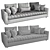 Luxurious Linteloo Moreno Sofa 3D model small image 3
