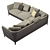 Poltrona Frau Bretagne Sofa 3D model small image 2