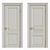 Elegant Classic Interior Doors 3D model small image 1