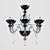 Elegant 6-Branch Classic Chandelier 3D model small image 2