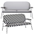 Saba Philo Italian Sofa - Modern Elegance 3D model small image 3