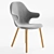 Sleek Ria JH1 Chair by Jaime Hayon 3D model small image 1