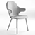 Sleek Ria JH1 Chair by Jaime Hayon 3D model small image 3