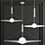 Sleek and Stylish MANTO Pendant 3D model small image 1