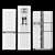  Daewoo Refrigerator Set (3 Models) 3D model small image 3