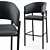 Elegant RC Barstool 3D model small image 1