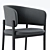Elegant RC Barstool 3D model small image 2