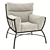 Majestic Majorca Lounge Chair 3D model small image 1