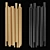 Savona Lightstar Gold Black 4-Light Crystal Wall Sconce 3D model small image 2