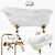 Elegant Kado Era Freestanding Bath 3D model small image 1