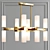 Italian Murano Glass Chandelier 3D model small image 1