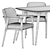 Elegant Zio Dining Set by Moooi 3D model small image 7