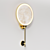 Elegant Brass and Marble Lamp 3D model small image 2