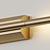 Satin Brass Double Reading Wall Lamp 3D model small image 3