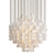 Elegant Capiz Pearl Chandelier 3D model small image 1