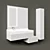 Aquaton Sakura 120 - Stylish Bathroom Furniture Set 3D model small image 1