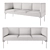 Modular Toronto Sofa - Flexible and Stylish Solution 3D model small image 2