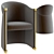 Chillax Comfort Low Chair 3D model small image 1