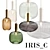 Modern Iris_C Pendant Light - Silve 3D model small image 1