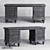 Title: Rhineland Oak Moonzana Desk 3D model small image 1