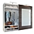 Spacious Wardrobe with 290x60x240 Filling 3D model small image 1