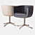 Tulip Sixty Armchair: Stylish Elegance 3D model small image 2