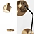 Golden Glow Desk Lamp 3D model small image 1