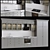 Complete Kitchen Set with Gas Cooktop, Electric Oven, Microwave, Sink & Mixer 3D model small image 1