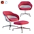 Coalesse SW_1 Conference Seating & Pouf 3D model small image 4