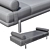 Convertible Daybed: Stylish Seating Solution 3D model small image 3