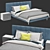 GRANGALA Bed by Zanotta: Timeless Elegance 3D model small image 1