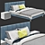GRANGALA Bed by Zanotta: Timeless Elegance 3D model small image 2