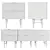 Retro Chic: Audrey Nightstand 3D model small image 2