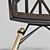 Versatile Web Chair: Aesthetic Blend of Aluminum, Wood, Eco-Fiber, and Eco-Leather 3D model small image 2