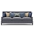 Palmer Sofa: Classic Elegance for Your Living Space 3D model small image 2