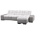 Modern Corner Sofa Truet 3D model small image 1