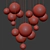 Bolle Tela Gallotti: Magic Pendant Cluster Ceiling Light 3D model small image 2