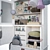 Kids' Closet: Wardrobe with Closed Doors 3D model small image 2