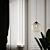 Elegant Glass Pendant Light 3D model small image 3
