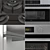 Whirlpool Kitchen Appliance Bundle 3D model small image 2