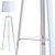 Modern Tripot Floor Lamp 3D model small image 2