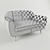 Rotterdam Sofa: Style Meets Comfort 3D model small image 3
