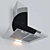 Sleek Domed Hood - BLACK WHITE CHROME 3D model small image 2