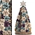 Exotic Succulent Christmas Tree 3D model small image 1