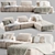 Minimalistic Collins Sofa: Natural Elegance 3D model small image 4