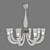 Elegant Veronese Chandeliers 3D model small image 1