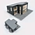 Two-Storey Prefab Villa: Modern Minimalist Home 3D model small image 2