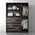 IKEA Pax Wardrobe: Stylish and Spacious 3D model small image 1